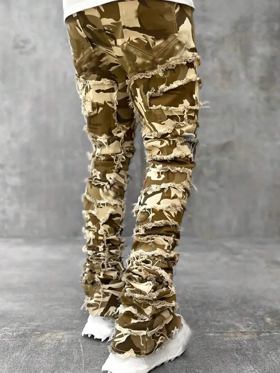 Ripped Frayed Jeans - Image 16