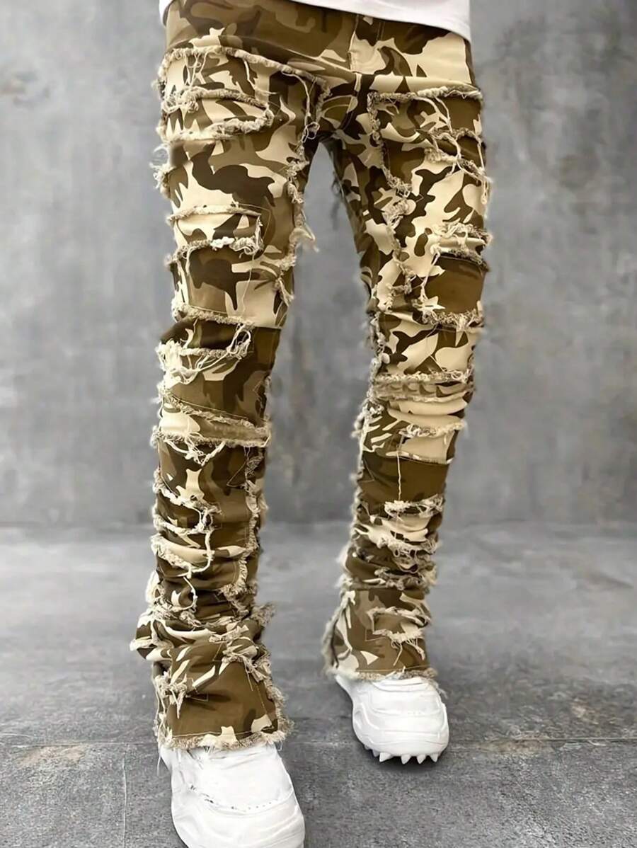 Ripped Frayed Jeans - Image 19
