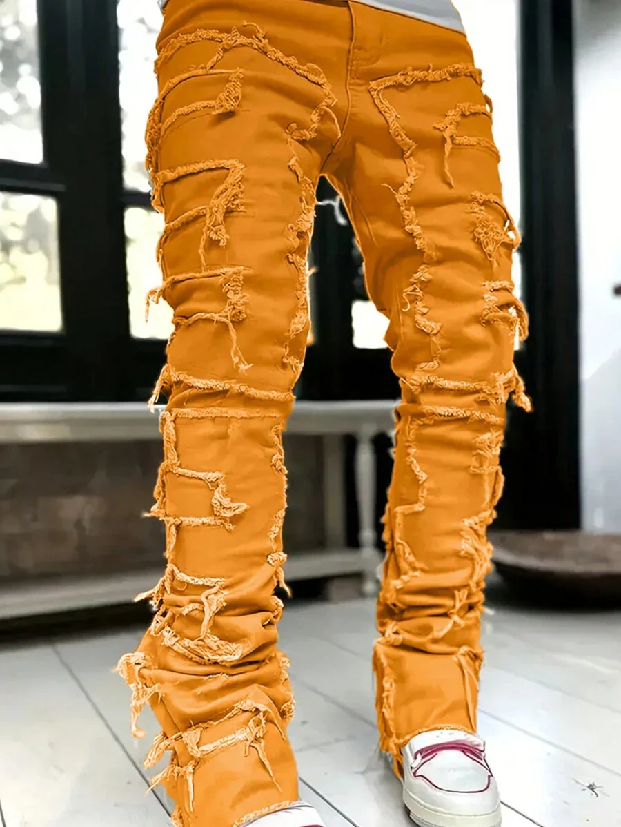 Ripped Frayed Jeans - Image 23