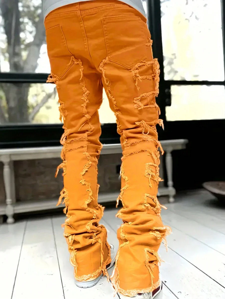 Ripped Frayed Jeans - Image 24