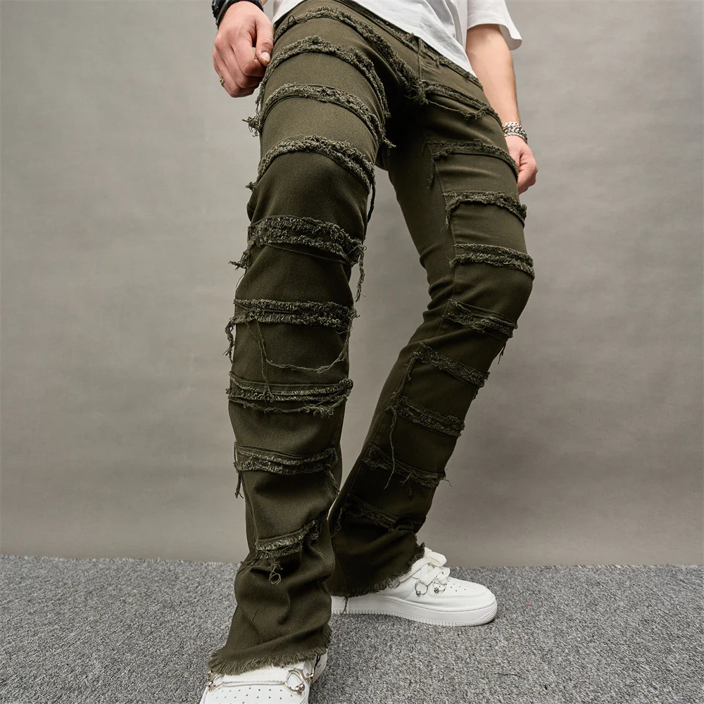 Ripped Frayed Skinny Jeans - Image 4