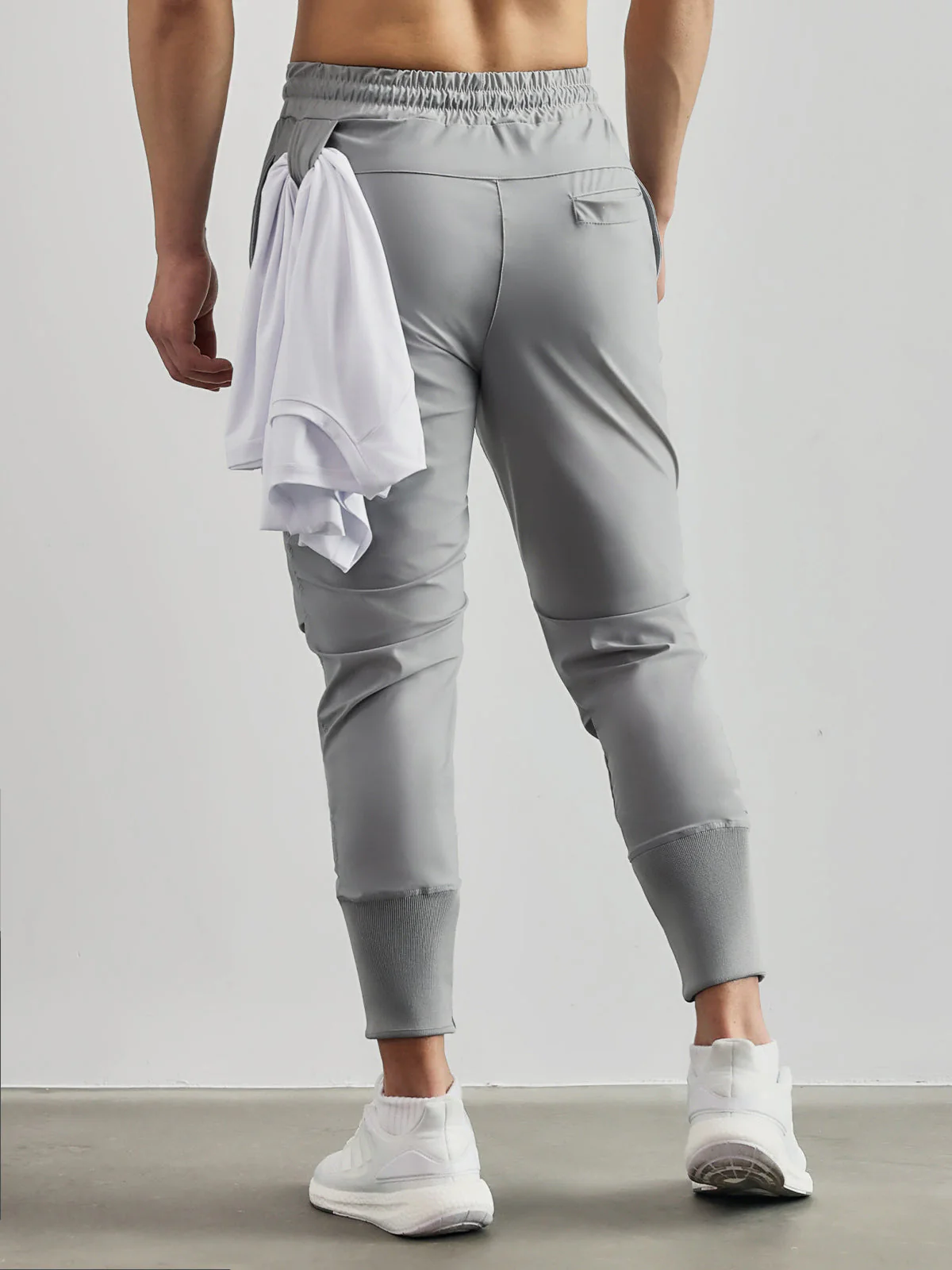 3 Pack Stay Cool High Rib Cargo Jogger Athletic Pants - Image 4