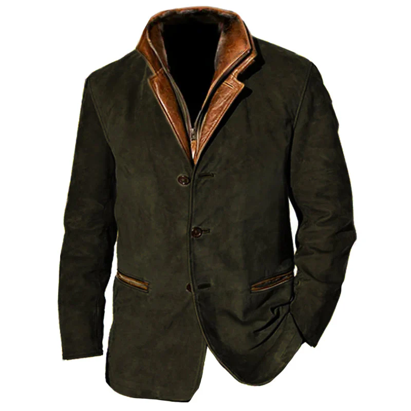 Autumn Vintage Buckskin Jacket - Image 3