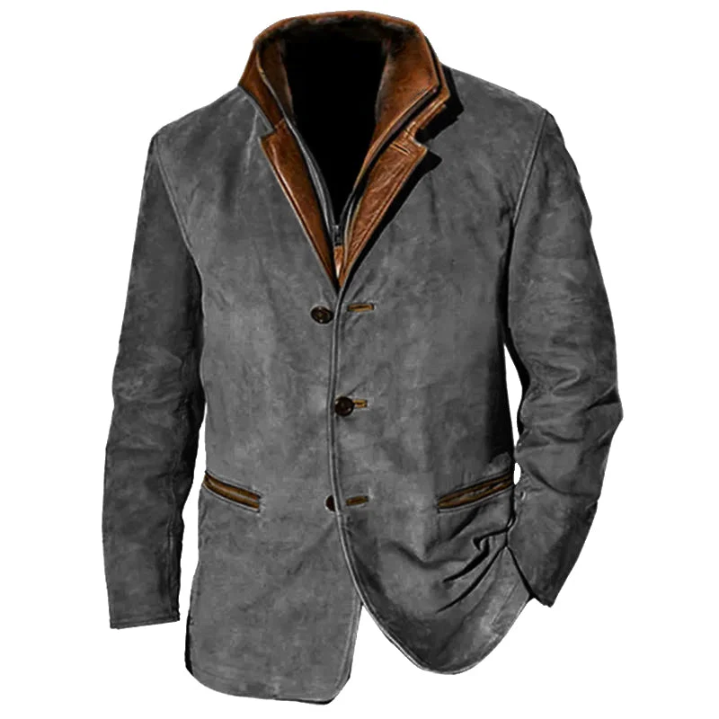 Autumn Vintage Buckskin Jacket - Image 4