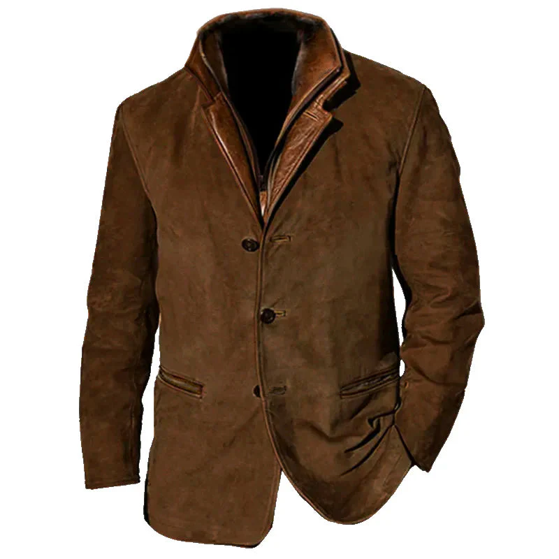 Autumn Vintage Buckskin Jacket - Image 6