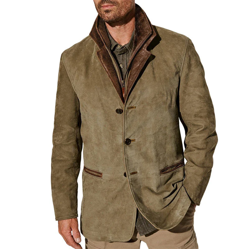 Autumn Vintage Buckskin Jacket - Image 7