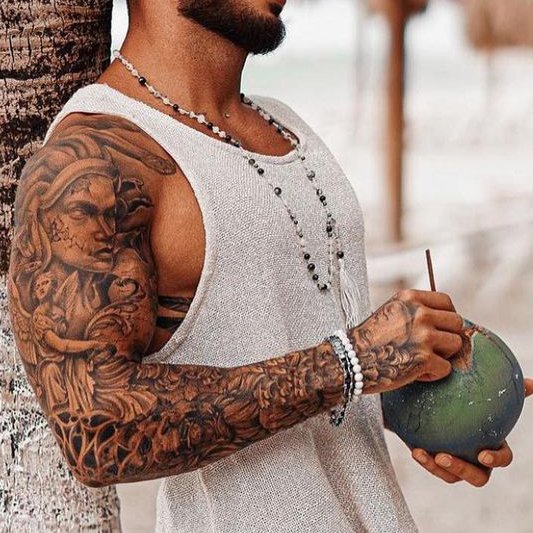 Mens Beach Vacation Retro Casual Vest - Image 3