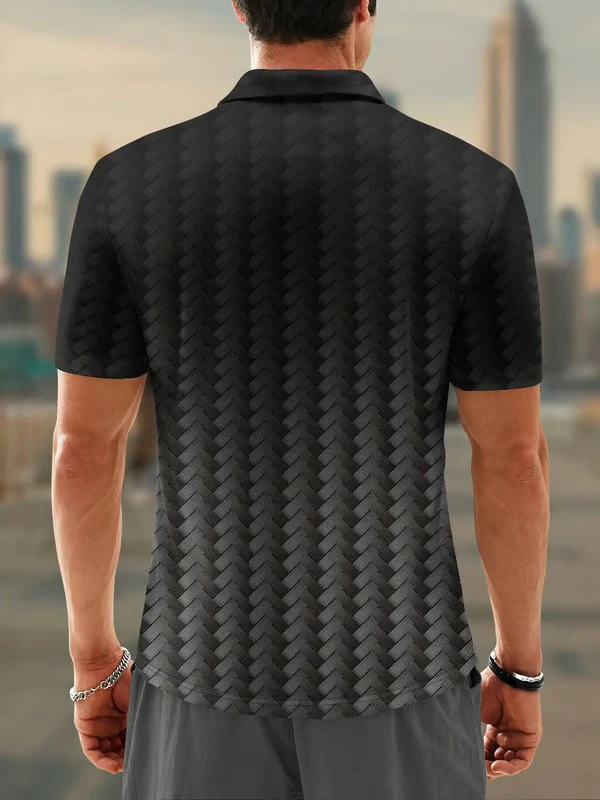 Casual Movie Hawaiian Polo Shirt - Image 2