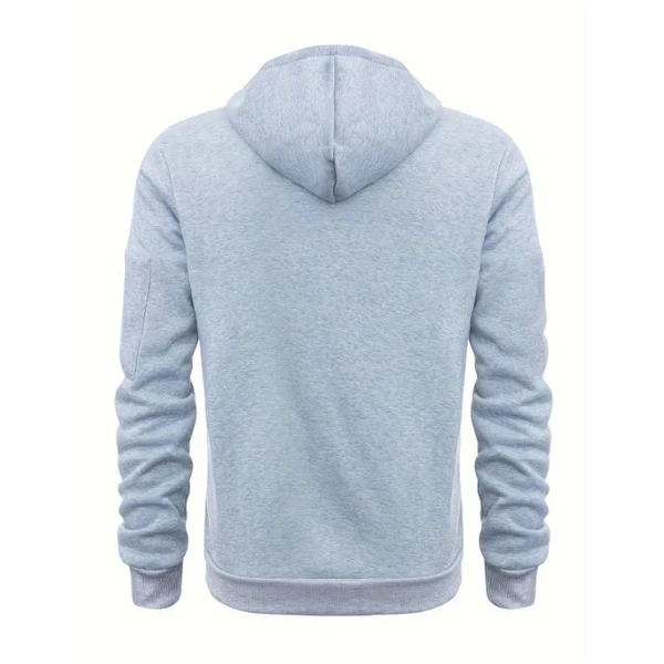 Casual Multi-pocket Loose Sports Hoodie - Image 6