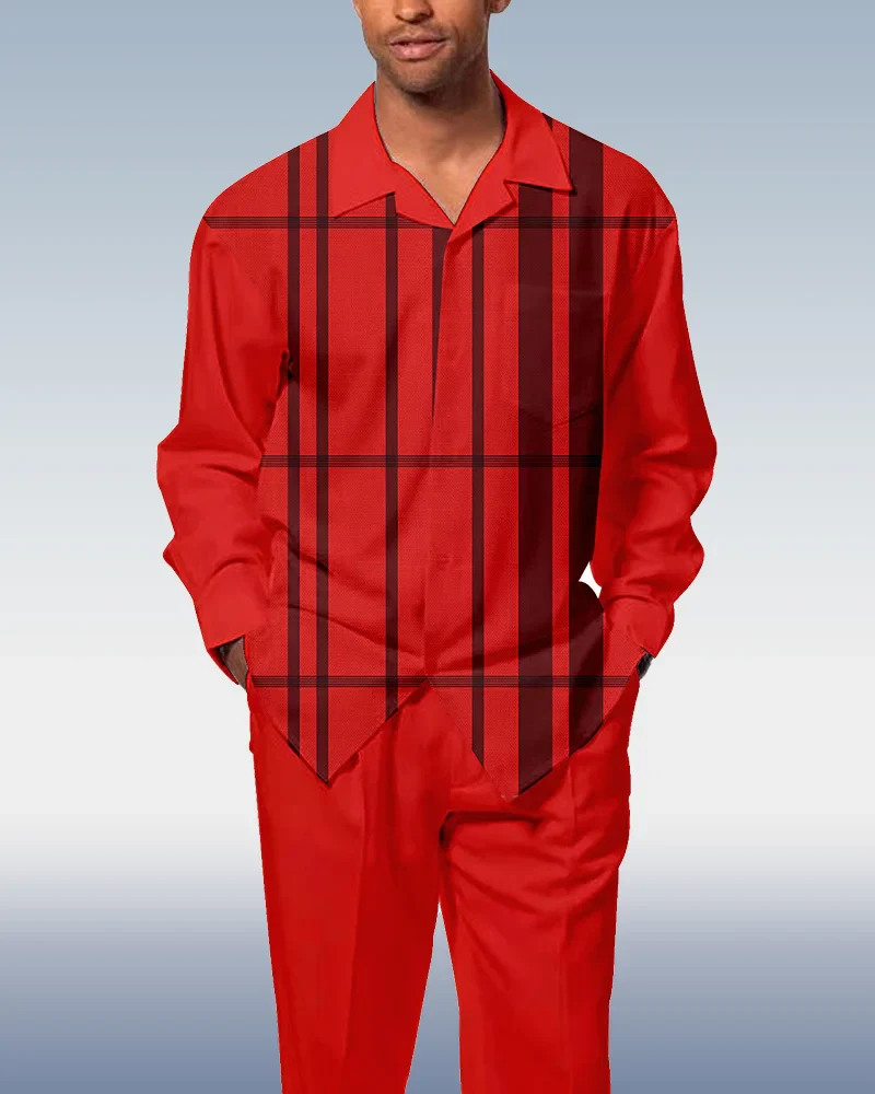 Fashion Casual Long Sleeve Walking Suit 004