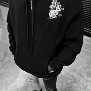 Fashion Oversized Casual Print Sweatshirt Hoodie - Image 2