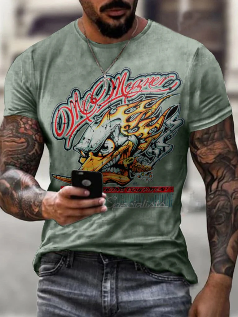 Horsepower Printed Fashion T-Shirt - Image 3