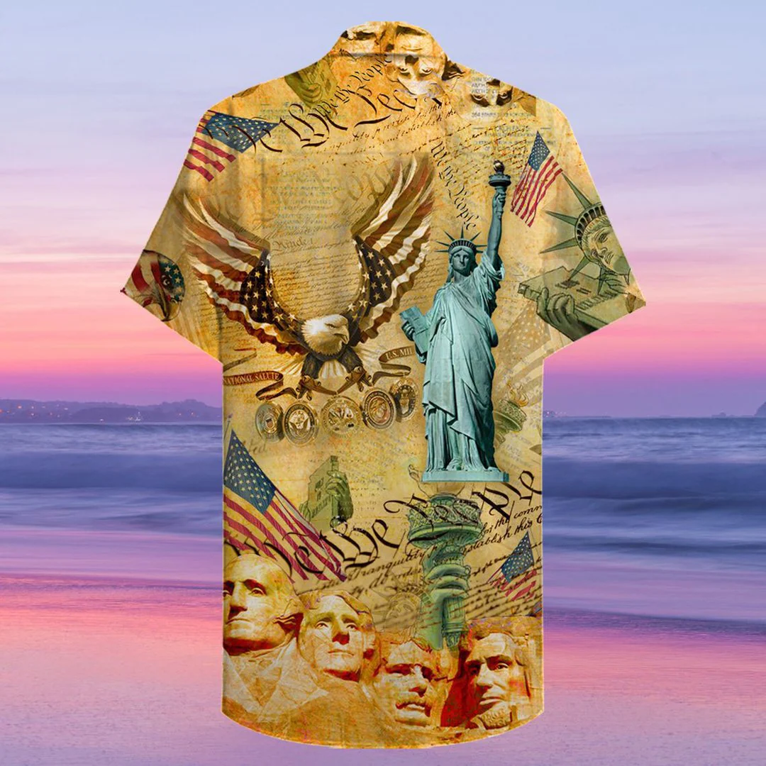 Liberty Short Sleeve Beach Shirt - Image 2