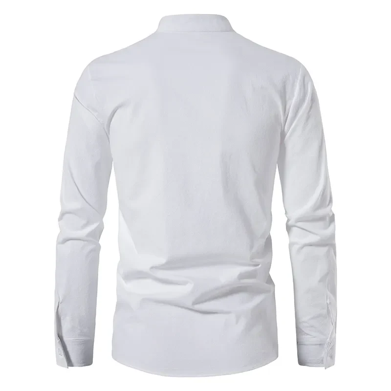 Linen Fashion String Top Shirt - Image 7