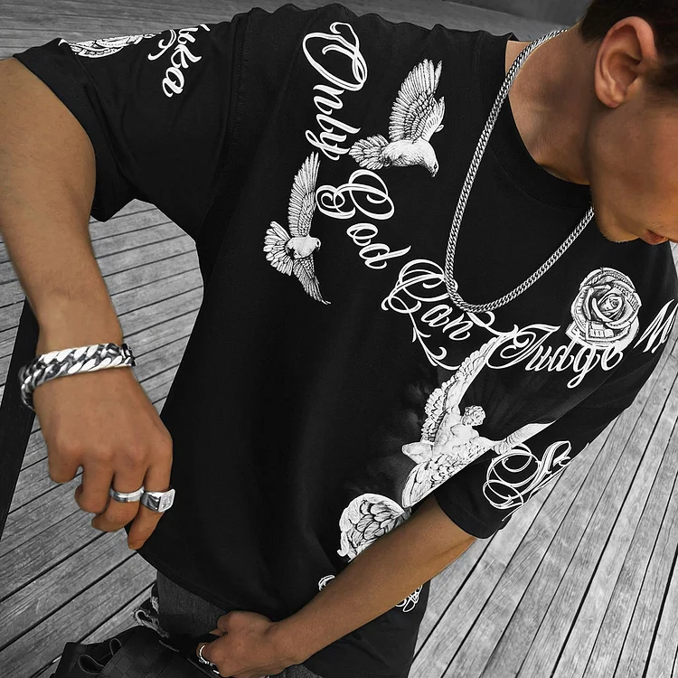 Oversized Fashion Print T-Shirt