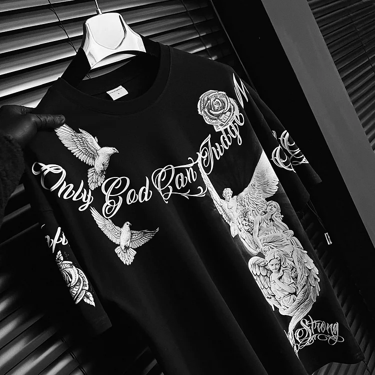 Oversized Fashion Print T-Shirt - Image 6