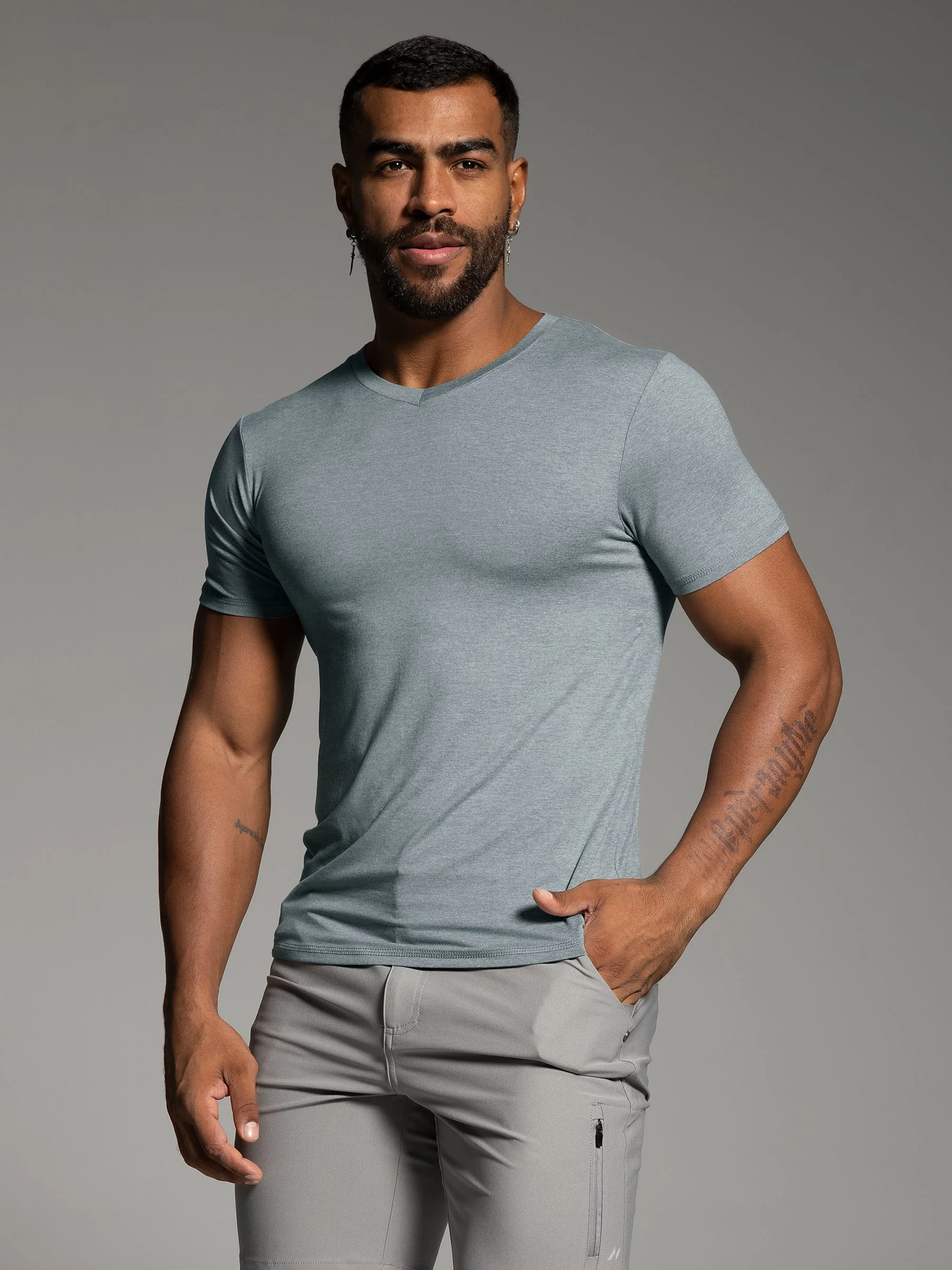 Softest Performance Stretch V-neck Tee - Image 15