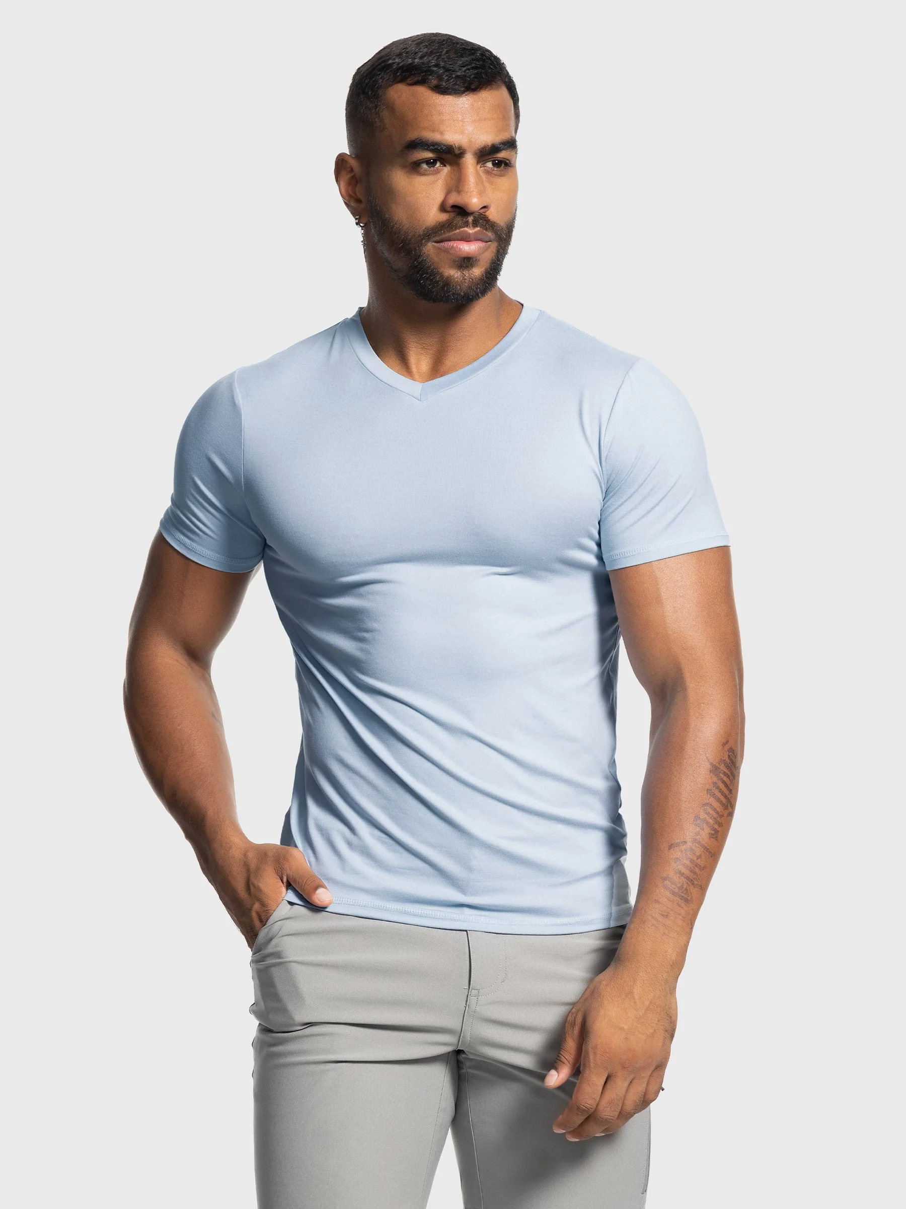 's Softest Performance Stretch V-neck Tee - Image 8