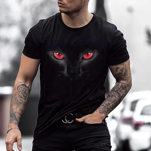 T-Shirt 3D Print Short Sleeve Casual Tops