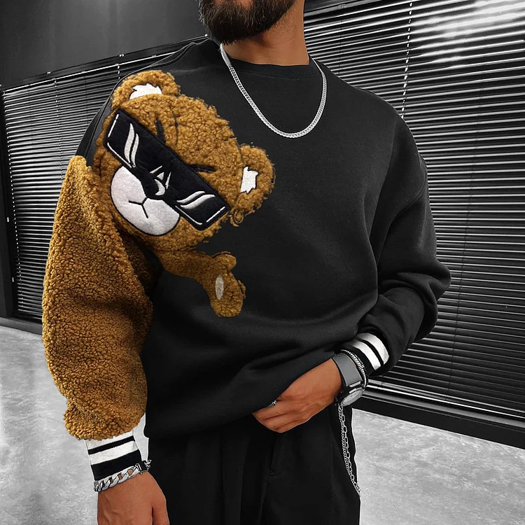 Teddy Bear Oversized Sweatshirt - Image 2