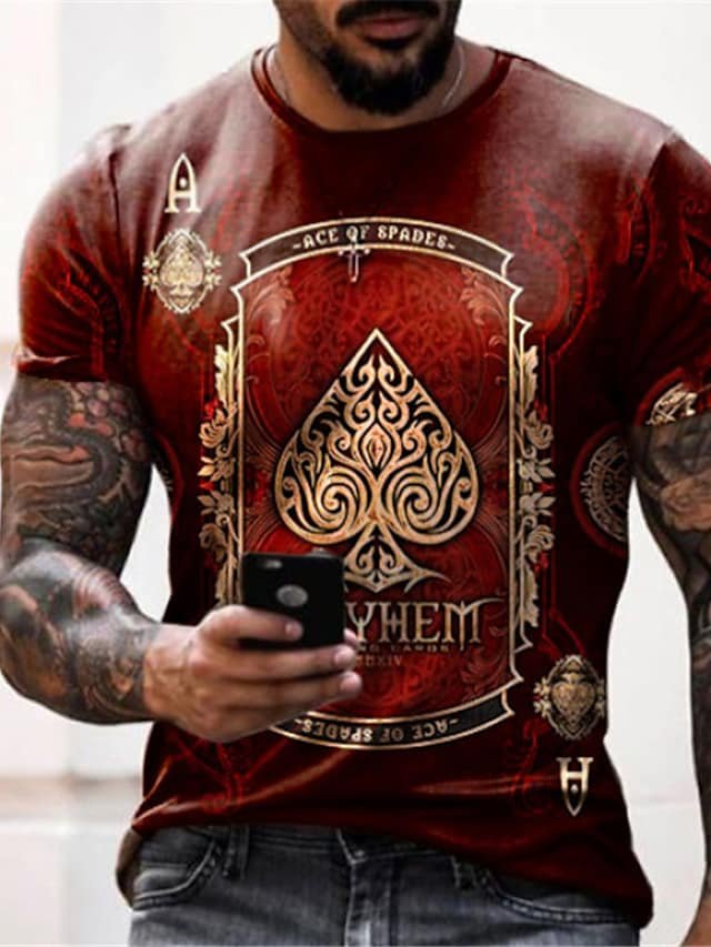 Red Spades T Shirt