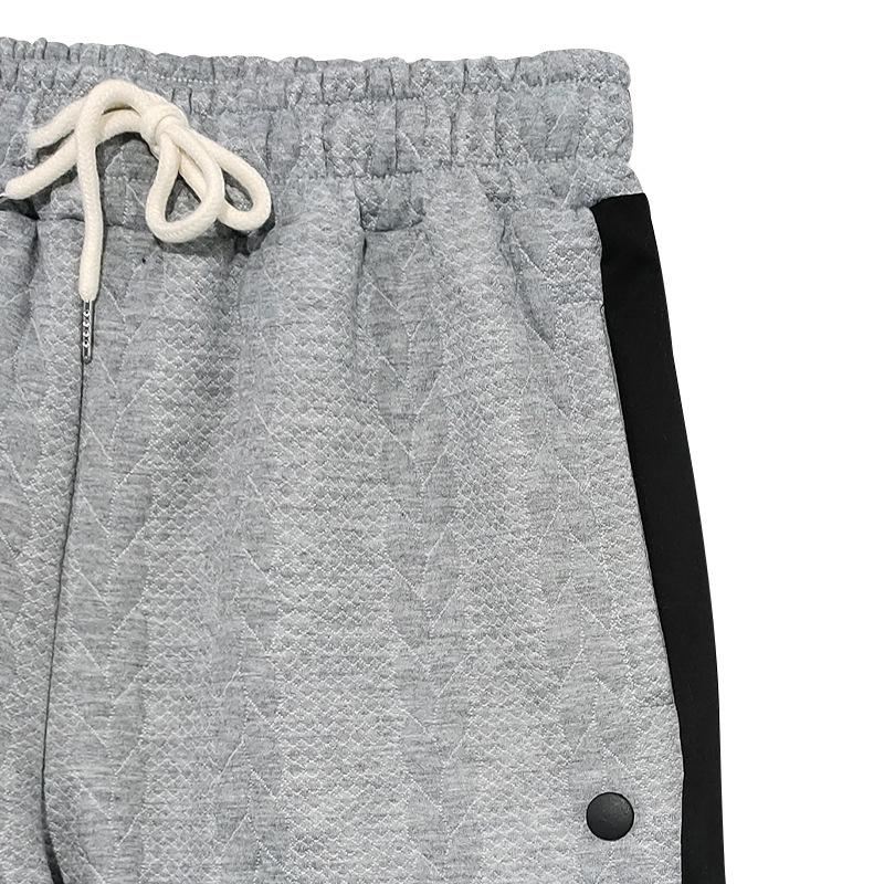 Textured Jacquard Trousers Loose Sweatpants - Image 7