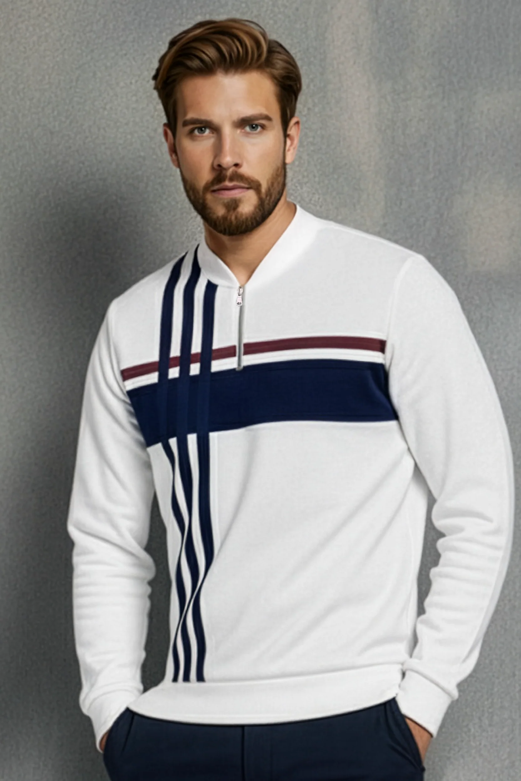 The Monaco Half-Zip Sweater Set - Image 3