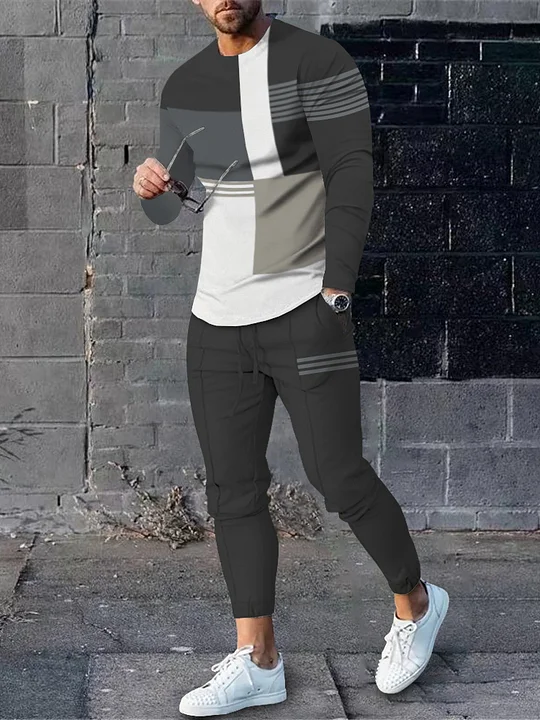 Long Sleeve Casual Two-piece Set