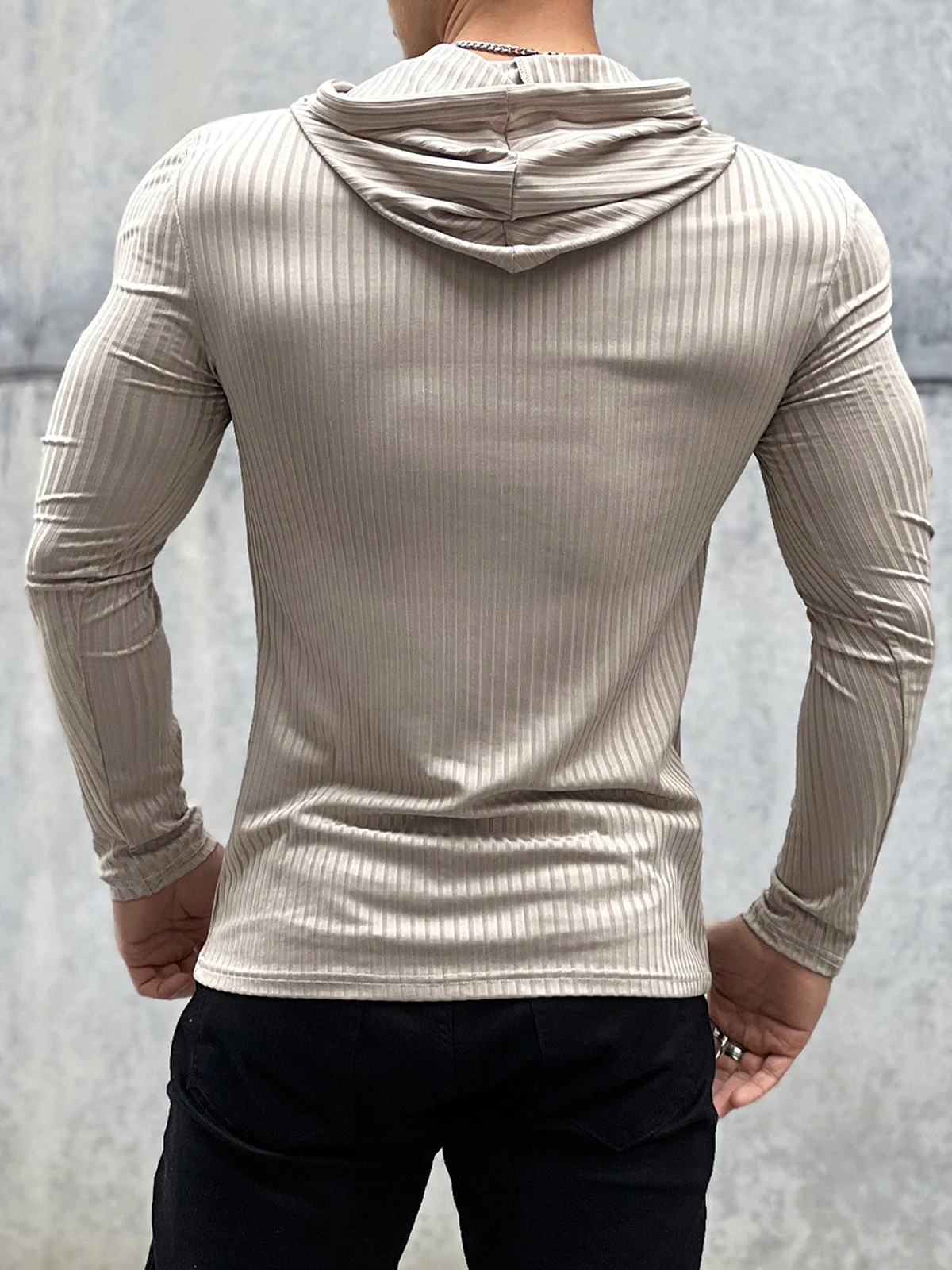 Baselayer Hoodie Stretch Rib Jersey - Image 6
