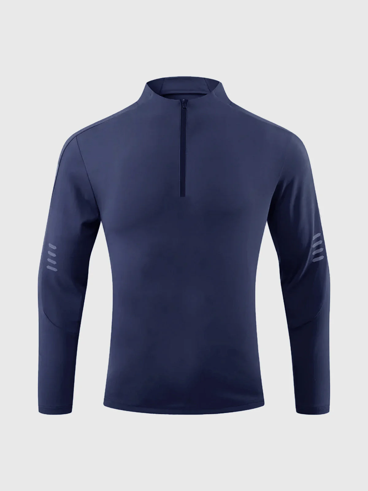 Evolution Half Zip Long Sleeves Shirt Workout Baselayer - Image 15