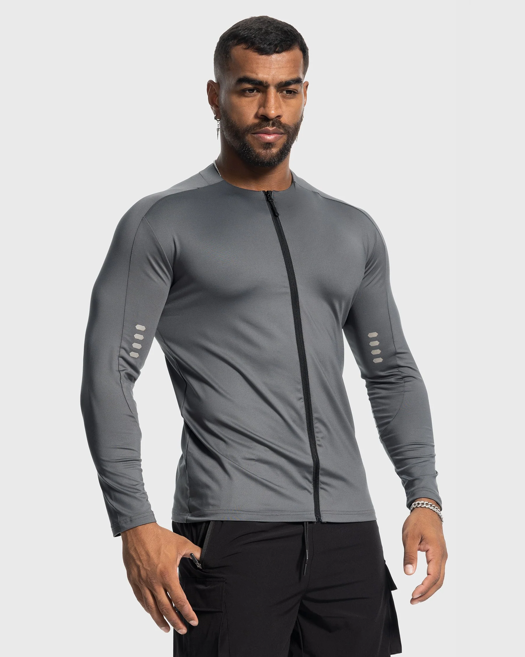 Evolution Workout Jacket Muscle Fit Gymwear - Image 12