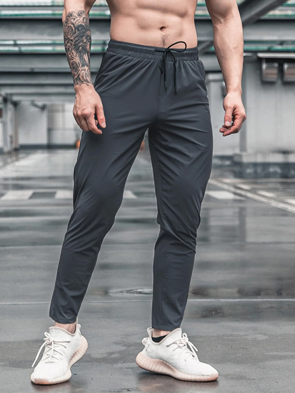 Stretch Slim Fit Jogger Workout Pants Lightweight - Image 15