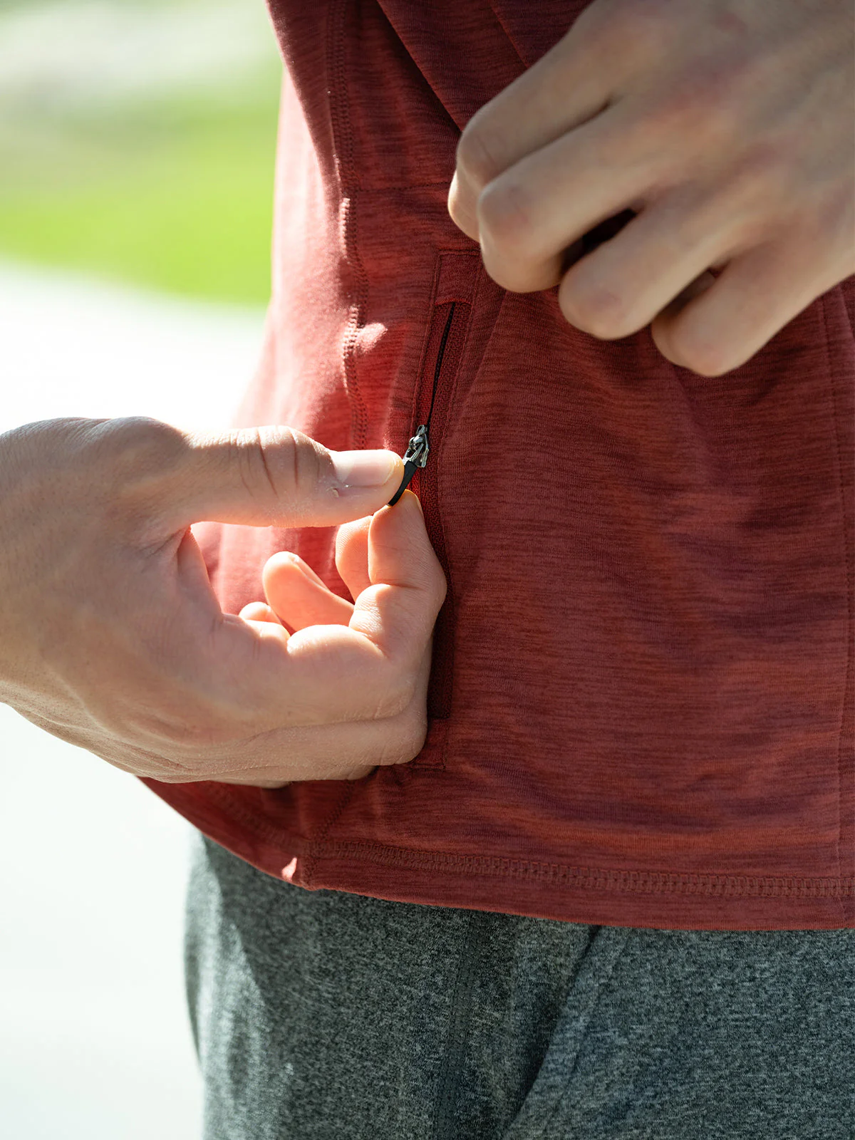 Softest Performance Tech Half Zip With Side Pocket - Image 15