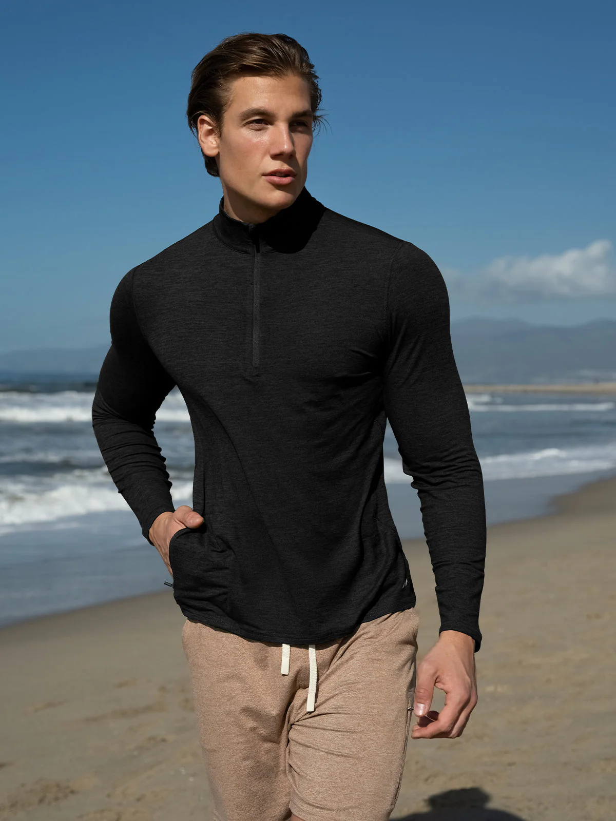 Softest Performance Tech Half Zip With Side Pocket - Image 27