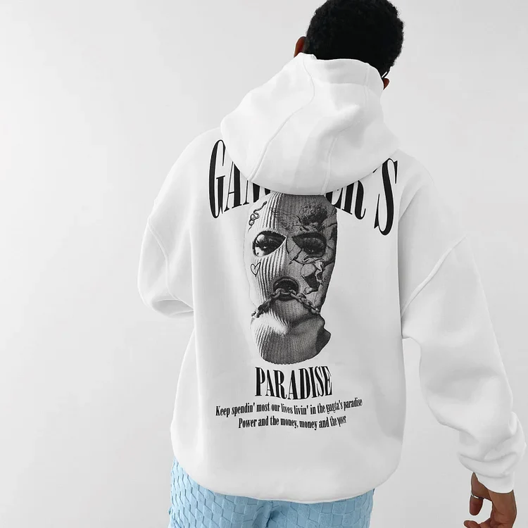 OVERSIZED CASUAL FASHION PRINTED HOODIE SWEATSHIRT - Image 4