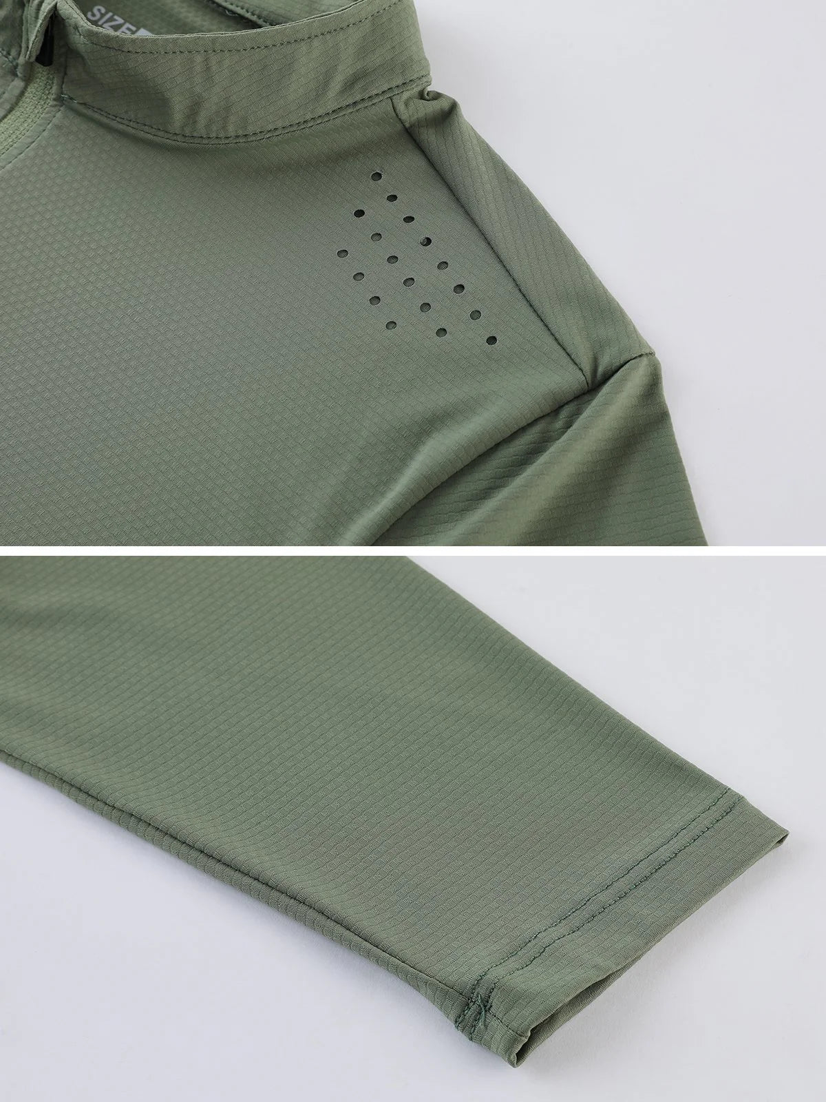 Performance 1/4 Zip Baselayer Ventilation T-shirt - Image 6