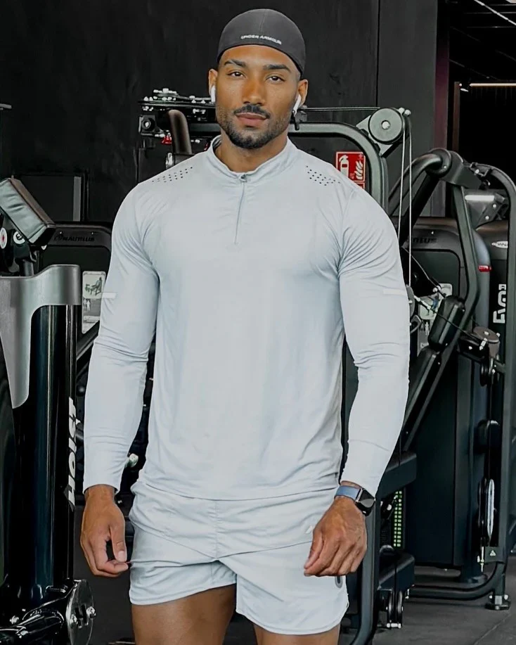 Performance 1/4 Zip Baselayer Ventilation T-shirt - Image 7
