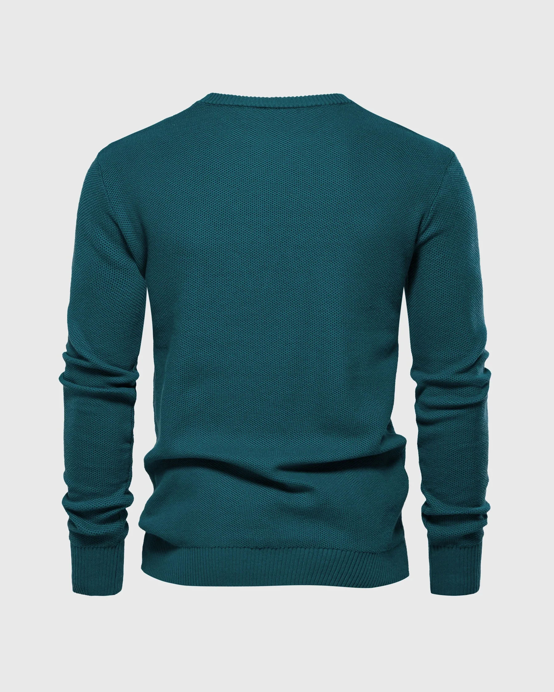Pique Crew Sweater - Image 2
