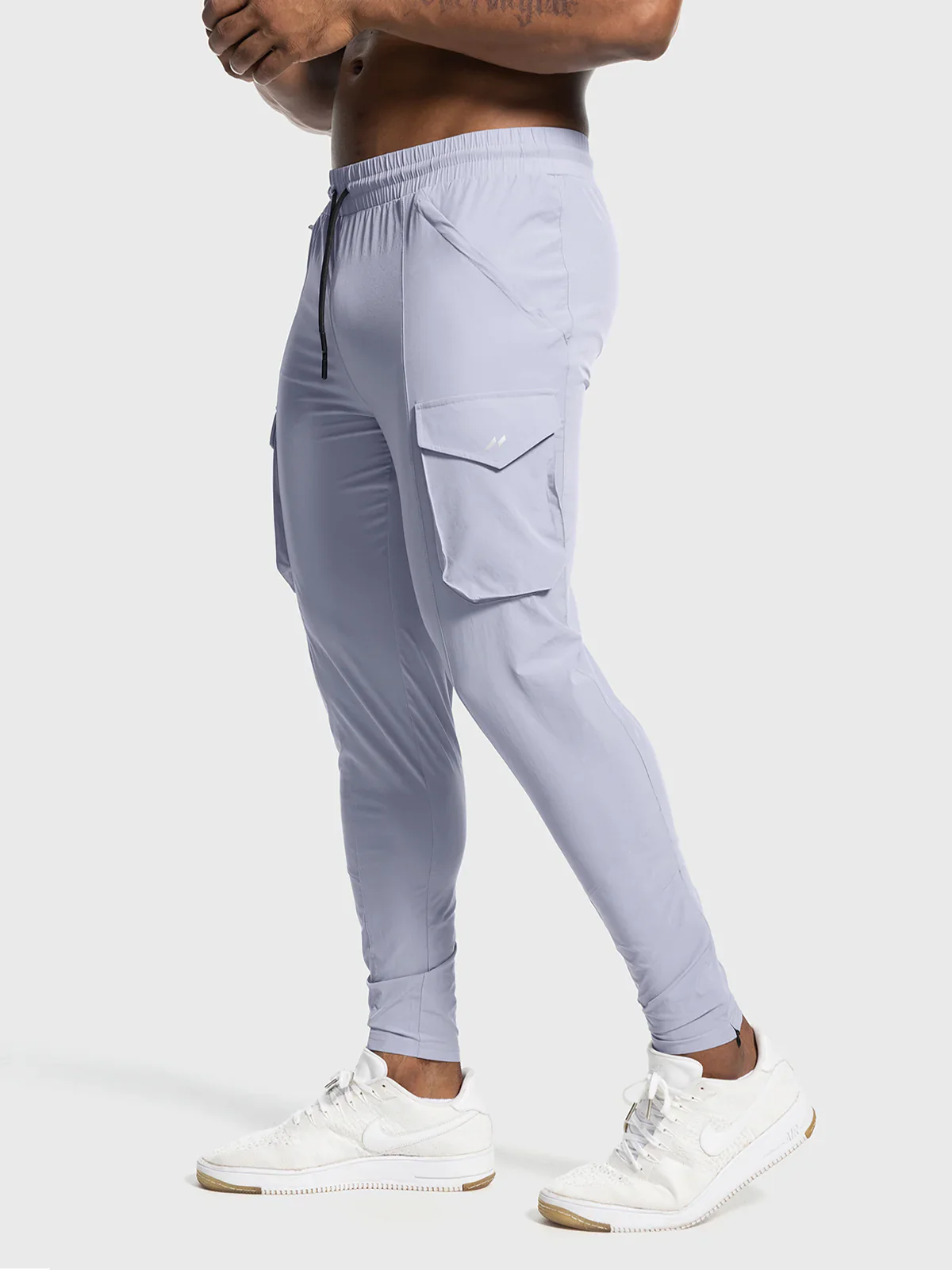 Quick Dry Gym Cargo Zip Jogger - Image 3