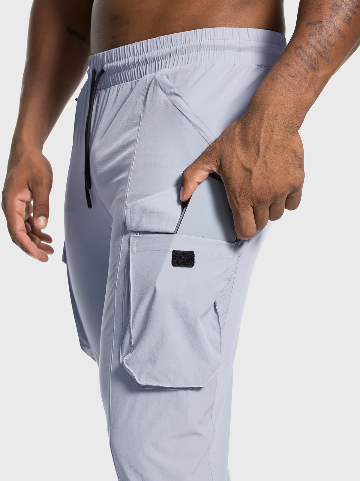 Quick Dry Gym Cargo Zip Jogger - Image 32