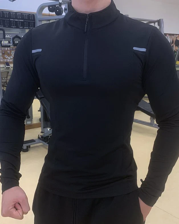 Reflective Performance Quarter-Zip Long Sleeve Shirts - Image 7
