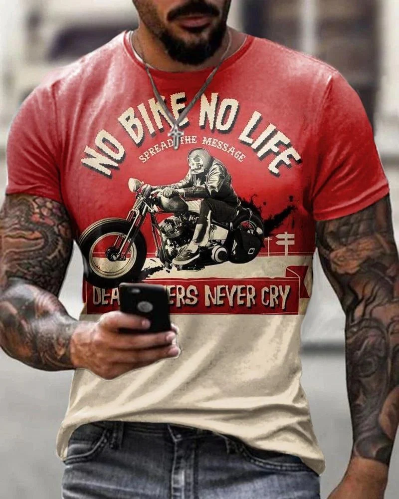 Retro Casual Short-Sleeved T-Shirt