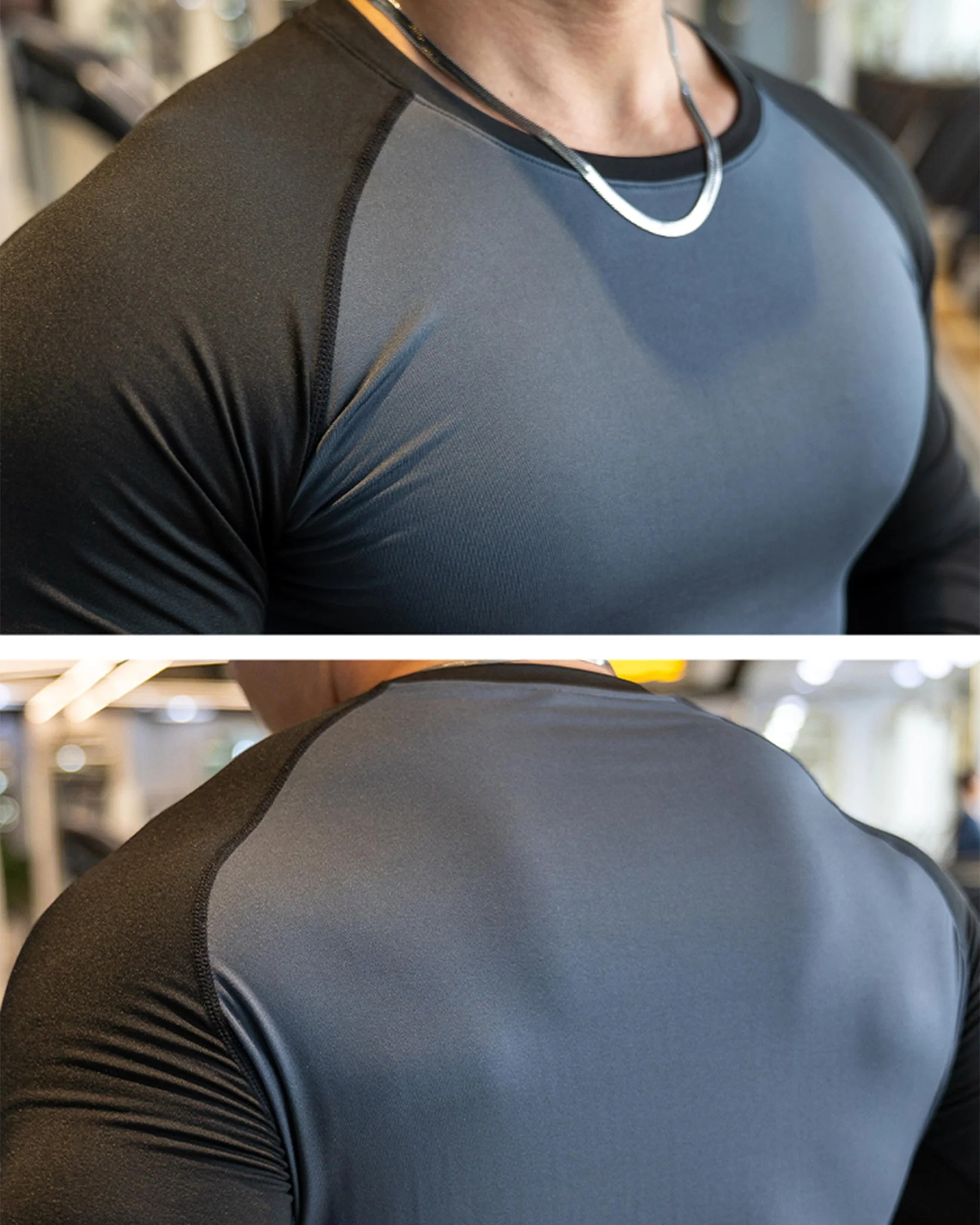 Shoulder Cut Pullover Long Sleeve Shirt - Image 10
