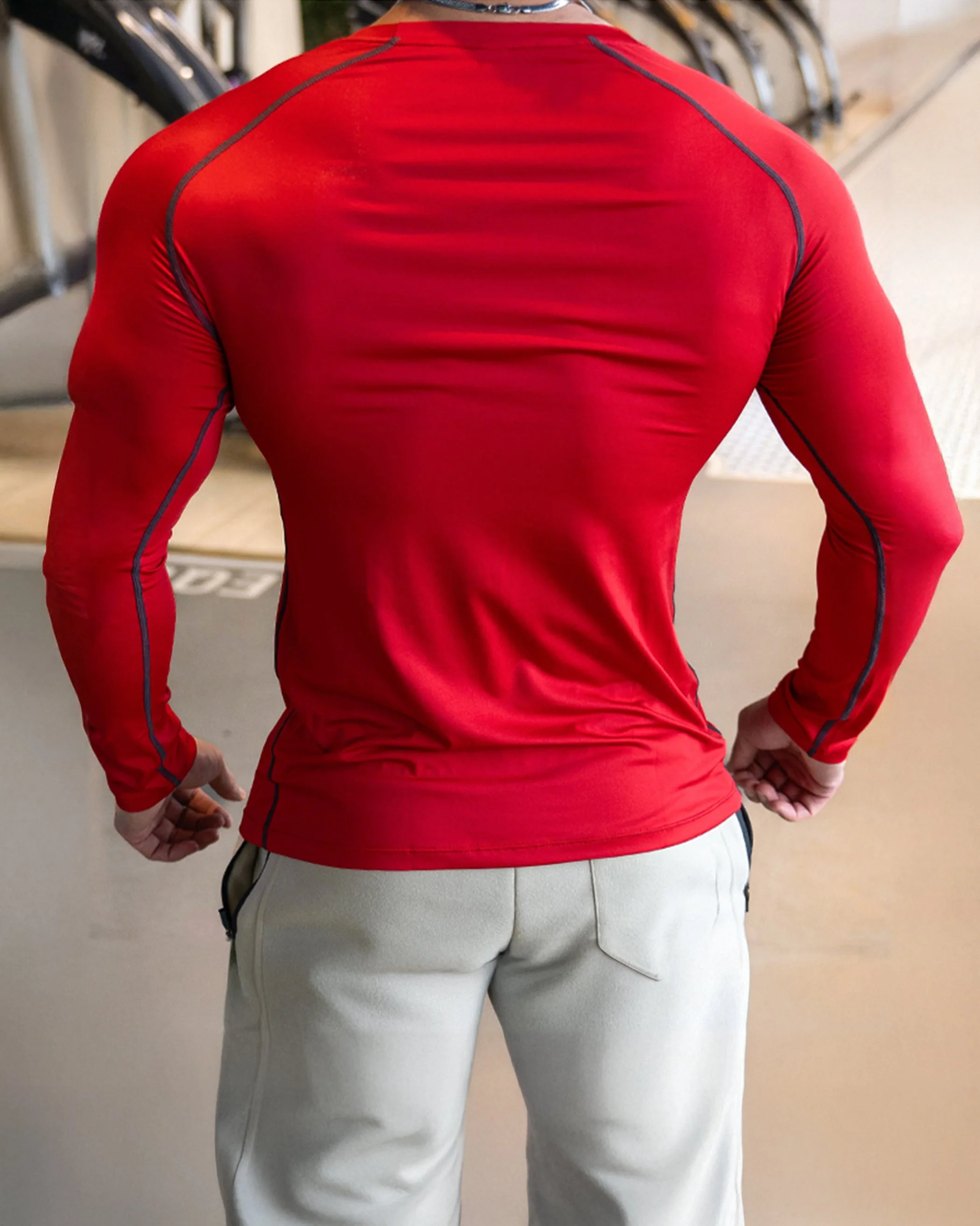 Shoulder Cut Pullover Long Sleeve Shirt - Image 14