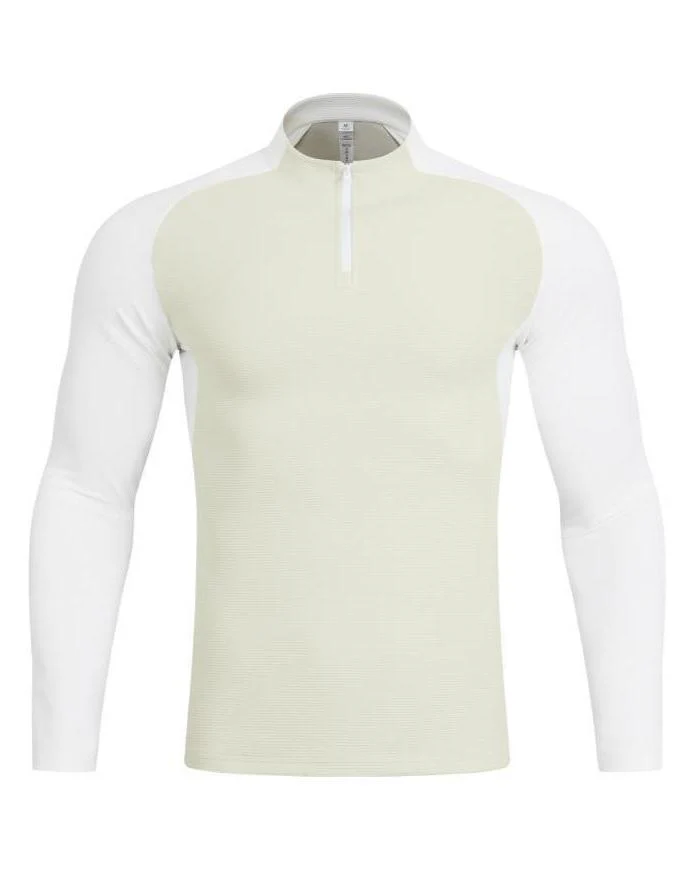 Shoulder Cut Quarter Zip Pullover Long Sleeve - Image 17
