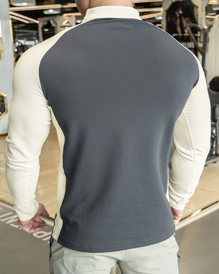 Shoulder Cut Quarter Zip Pullover Long Sleeve - Image 8