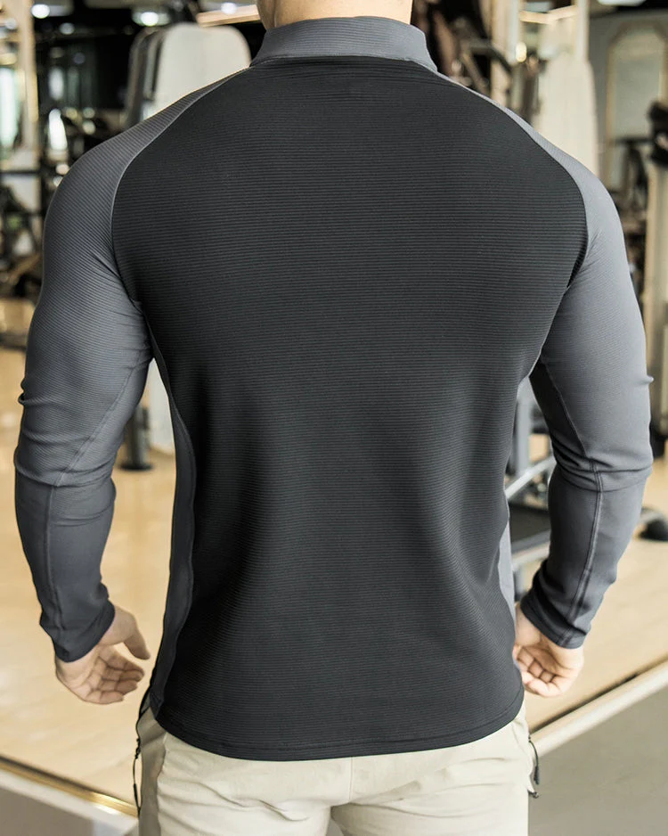 Shoulder Cut Quarter Zip Pullover Long Sleeve New - Image 10