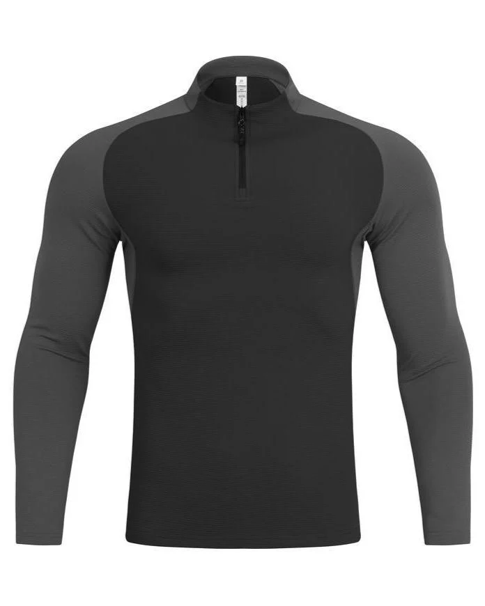 Shoulder Cut Quarter Zip Pullover Long Sleeve New - Image 23