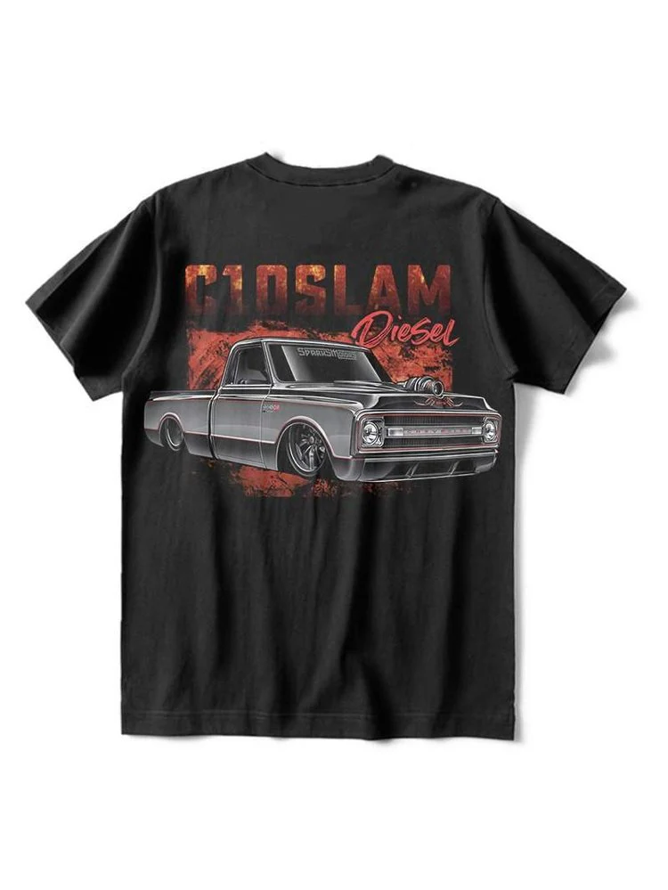 Slammed Diesel C10 T-Shirt - Image 2