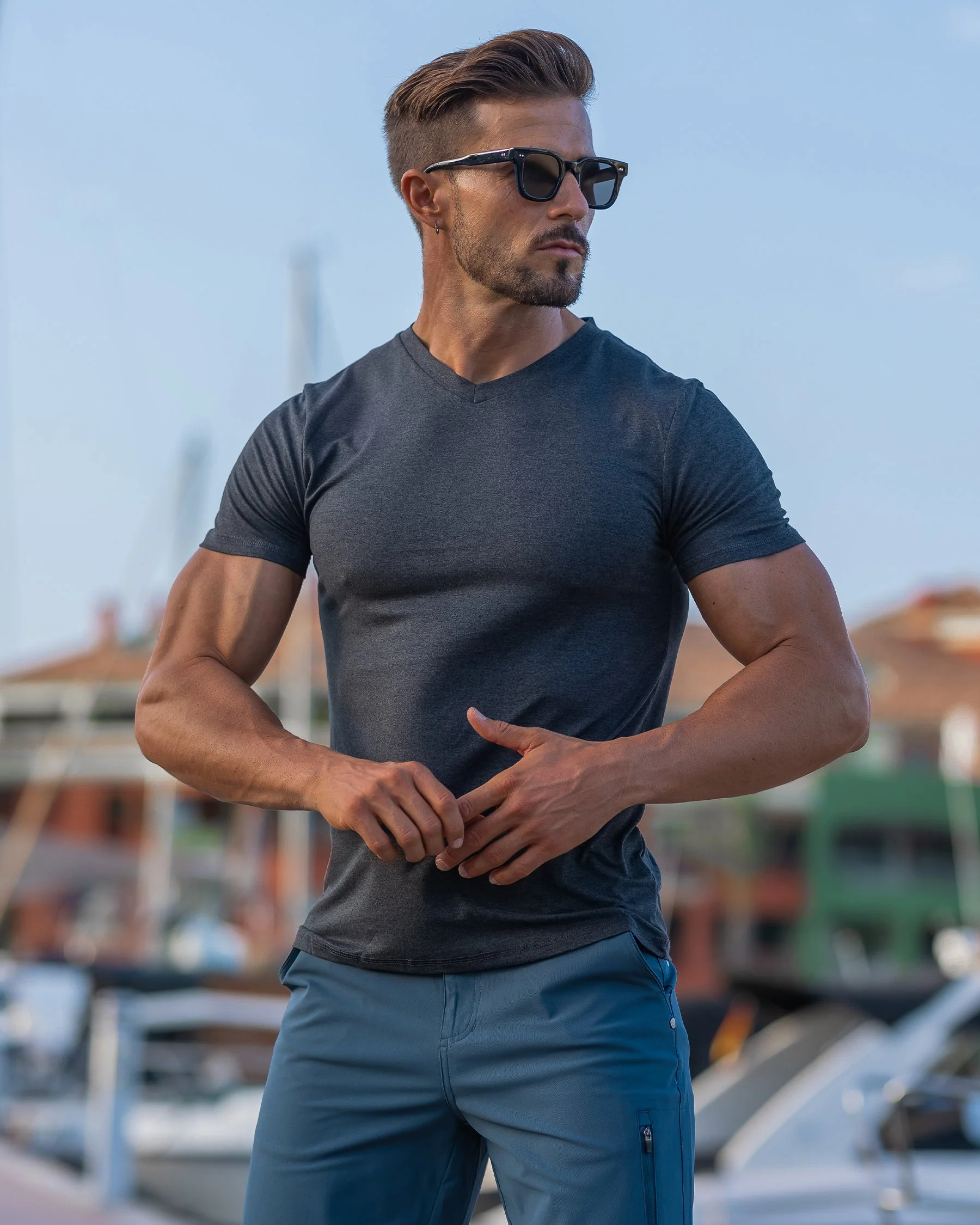 Softest Performance V-neck Tee - Image 33